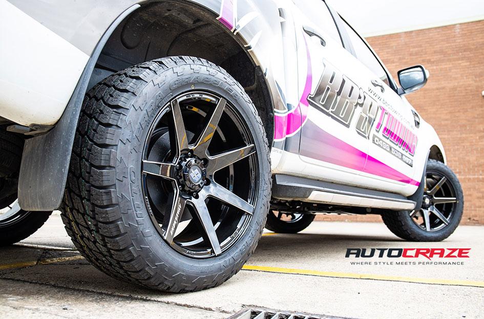FORD RANGER AVALANCHE GLOSS BLACK MILLED ACCENTS